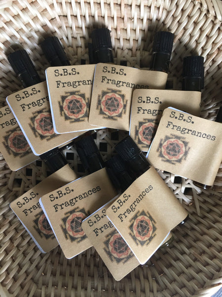 Attar oil Sample set of 10 - Attar, Mukhallat, Musk - .5  each