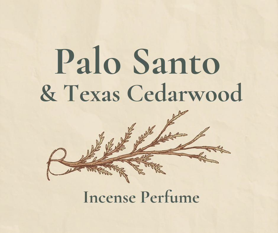 Palo Santo - texas Cedarwood - Peru Balsam Parfum - 100% natural