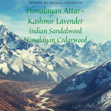 Himalayan attar - Kashmir Lavender - Cedarwood -  100% natural blend