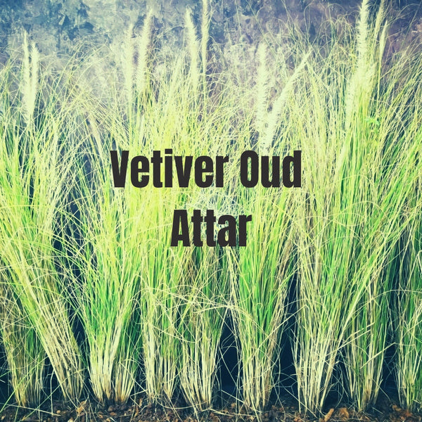Vetiver Oud Attar - sandalwood- Oud -100% natural blend