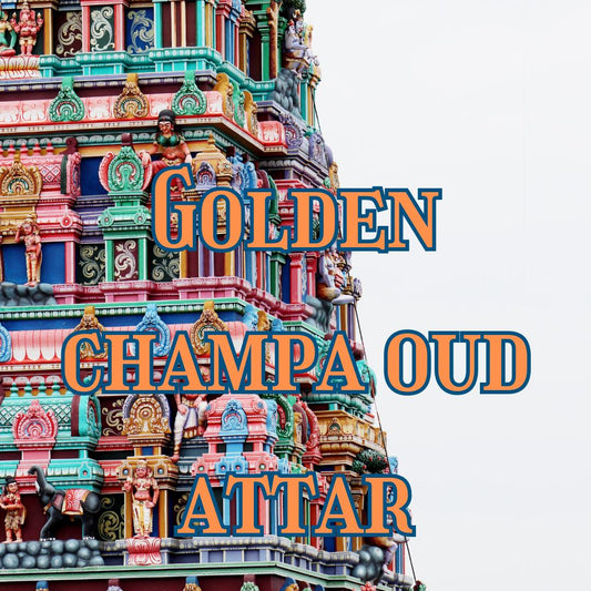 Golden Champa Attar -sandalwood-oud -100% natural