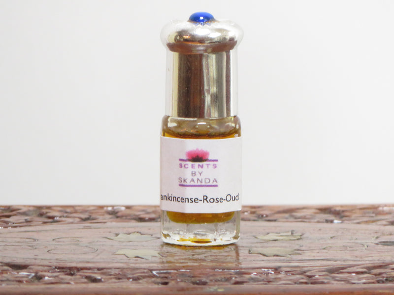 Frankincense-Rose-Oudh Attar -Perfume Alternative -essential oil