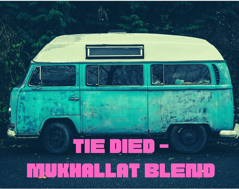 Tie Died Mukhallat- amber/patchouli/nag champa /hemp /musk
